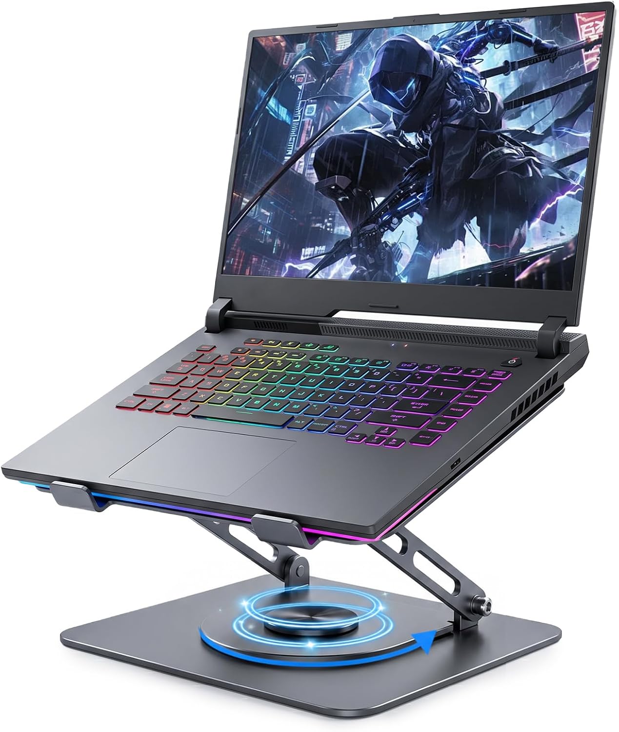 Leeboom 360° Rotating Gaming Laptop Stand, Height Adjustable