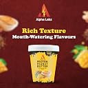 Alpha Labz Peanut Butter, Peanut Spread From Real Roasted Peanuts, Creamy Peanut Butter High Protein with 24g Protein | For Fitness & Health Conscious | Vegan Omega-3 & Prebiotic Fibre [1Kg, Mango with Mix Seeds Crunch] gallery image
