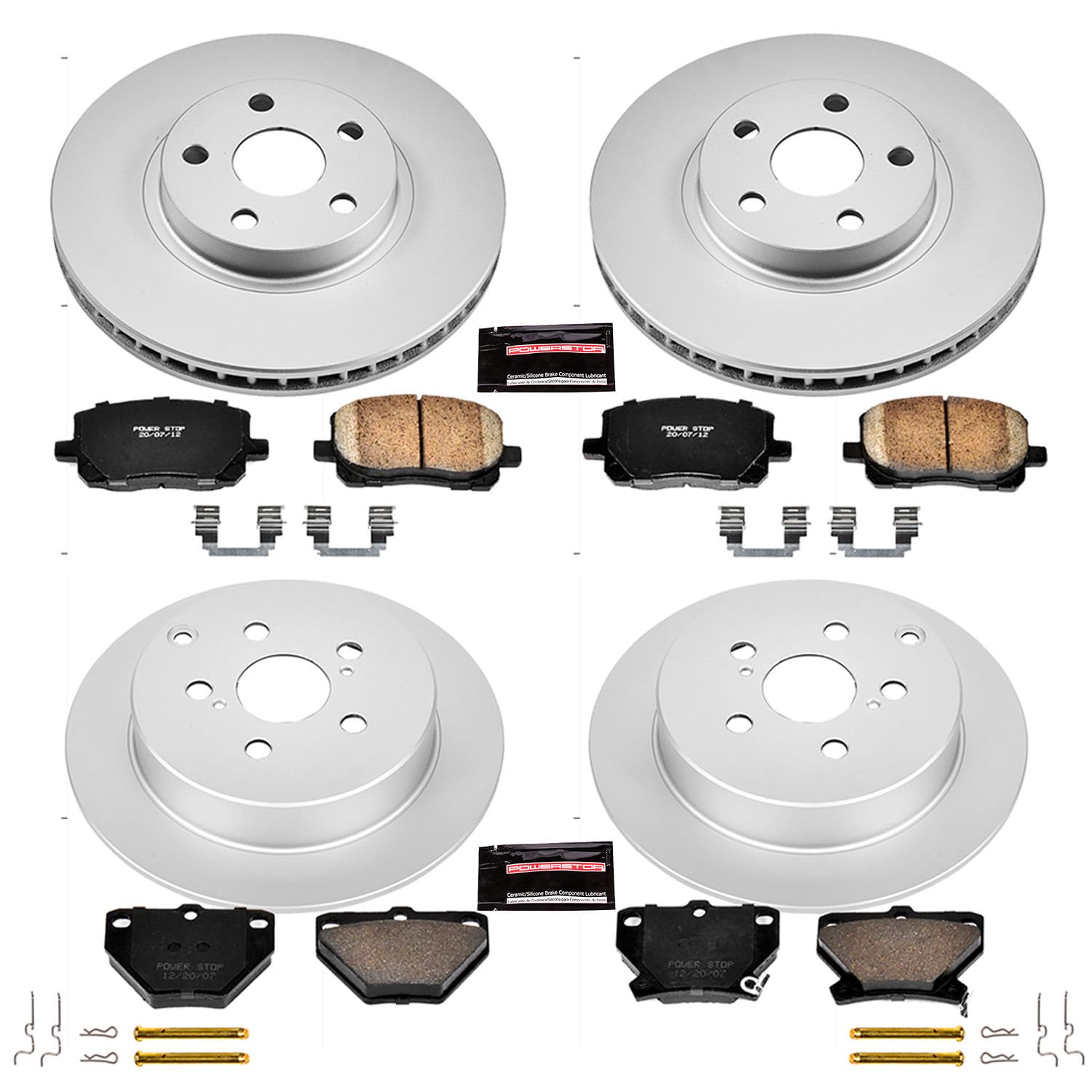 Power Stop KOE15379DK Rear Brake Kit - OE Replacement Drums & Ceramic Brake Pads - View #13