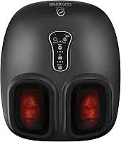 COMFIER Massageador De Pés Shiatsu Com Calor, Vibração, Máquina Massageadora De Pés De Compressão Rotativa Para Fascite Plantar, Dor De Neuropatia, Presentes Para Ela, Ele Cabe Em Tamanhos De Até 13 “