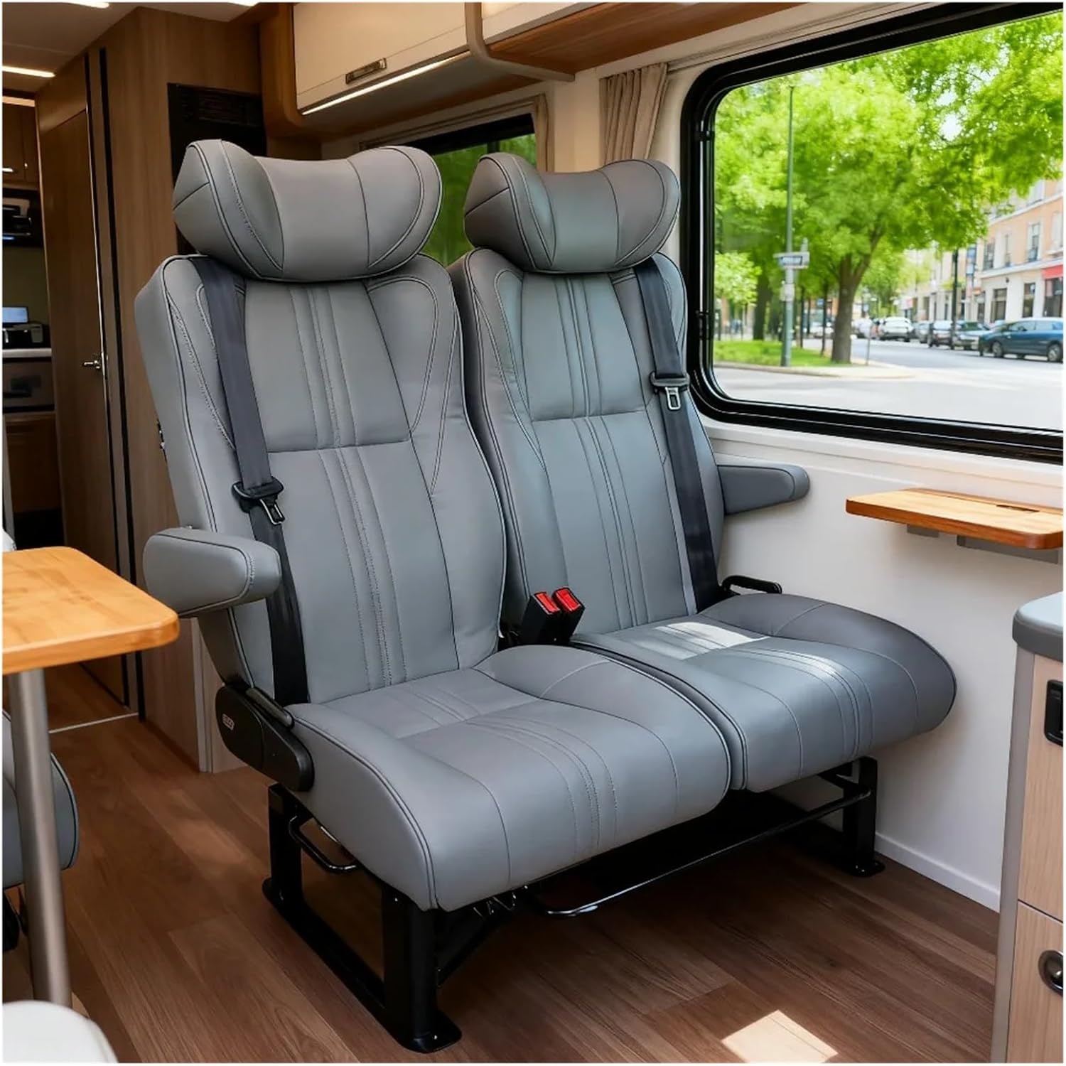 Luxury Custom Leather VIP Car Seats Comfortable Adjustable Flat Folding Front RV MPV Van Separate Seat