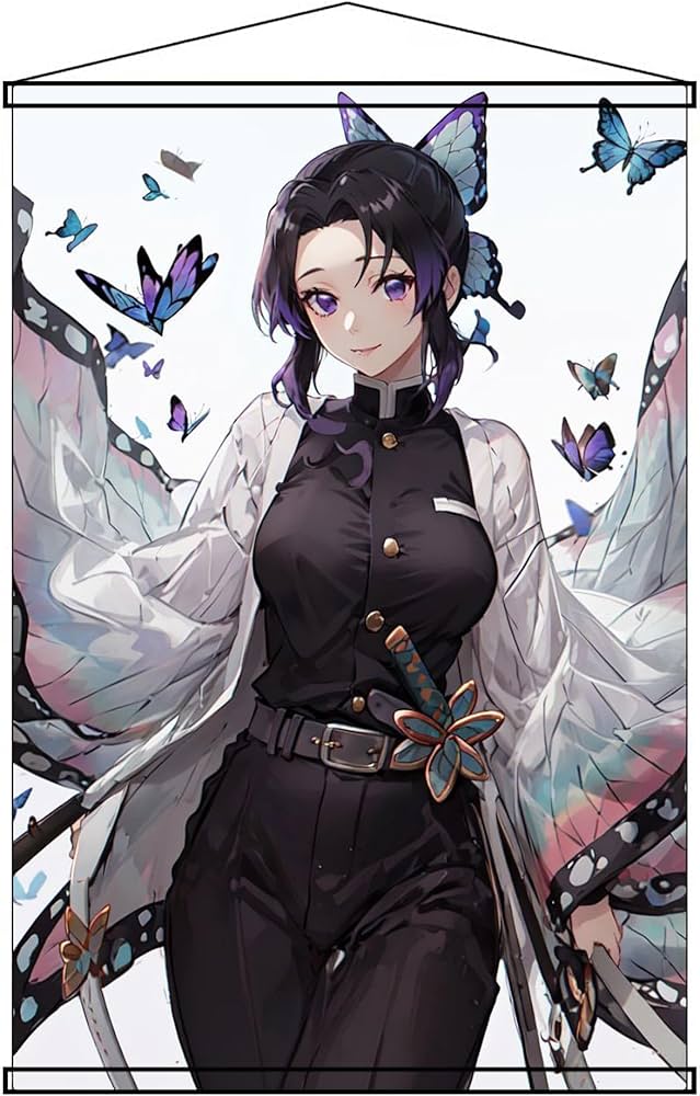 Amazon.co.jp: Yinhece タペストリー アニメ 鬼滅の刃 胡蝶