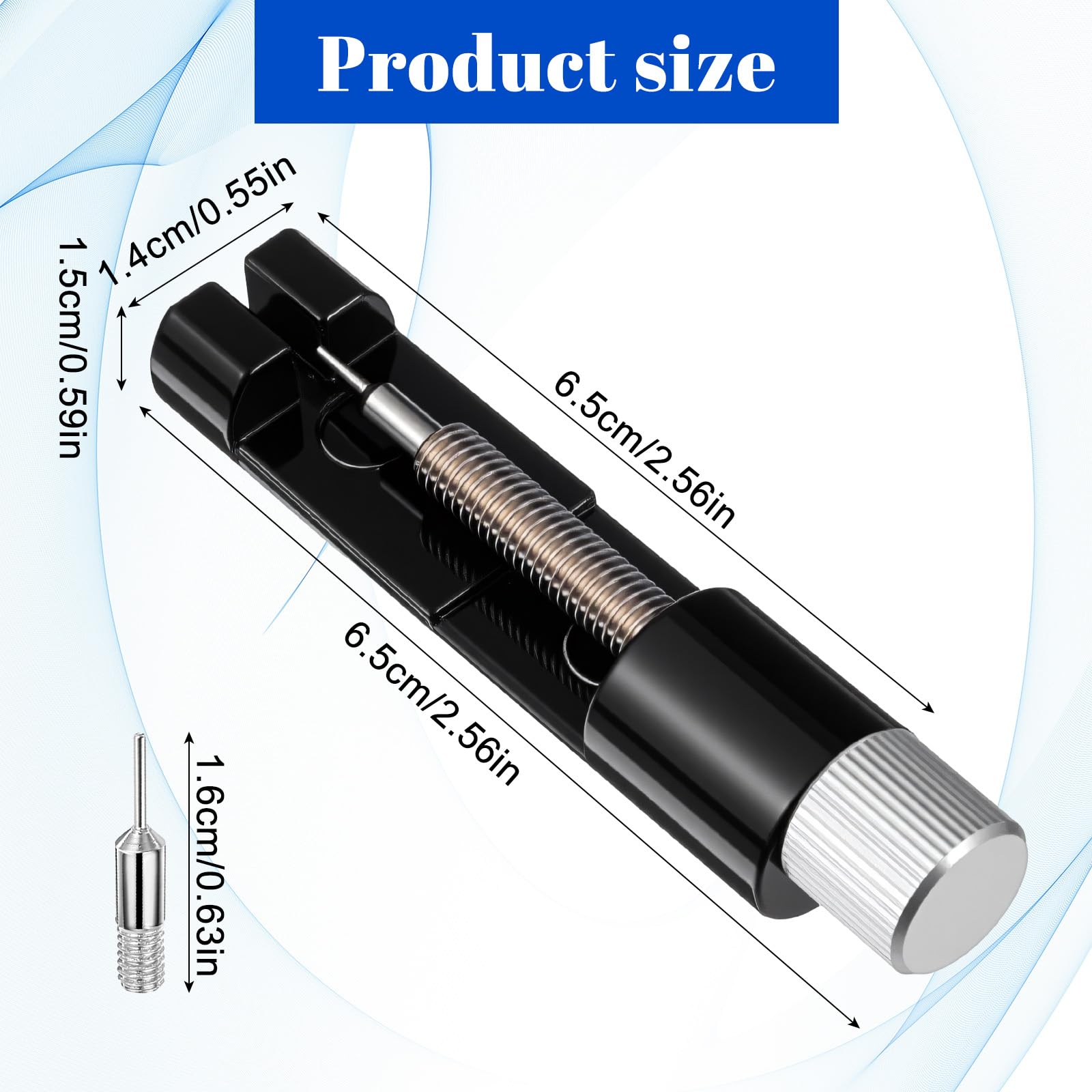 Mabor Link Remover Tool for Watches, Tools to Adjust and Remove Bracelets, Pin Remover for Sizing Strap, Watch Band Adjustment Kit with Extra Replacement