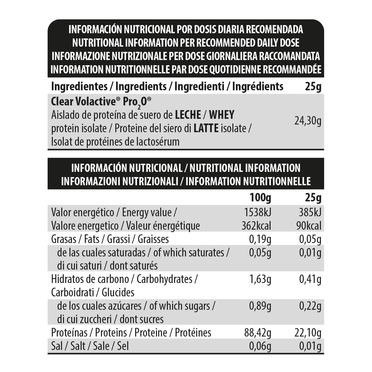 BIG - Proteina Clear Isolada - Clear Whey Protein - Sabor Kojak - Proteina Suero de Leche - Materia Prima Premium - Masa Muscular, Recuperación - Textura Tipo Isotónica - (750g, Cereza Original)