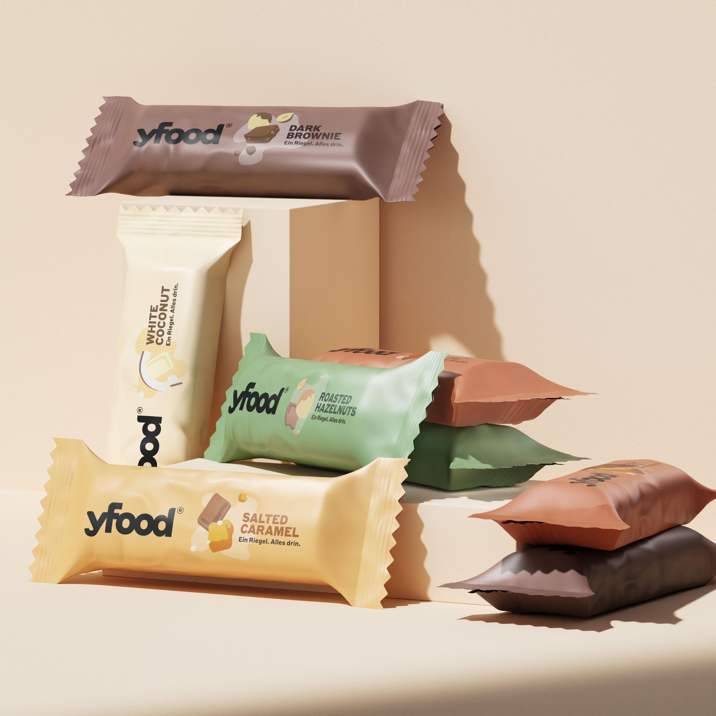 yfood Tasterpack Classic Bars, tasty meal replacement, THIS IS FOOD, 14g of protein, 26 vitamins and minerals, 5 flavor Tasterpack
