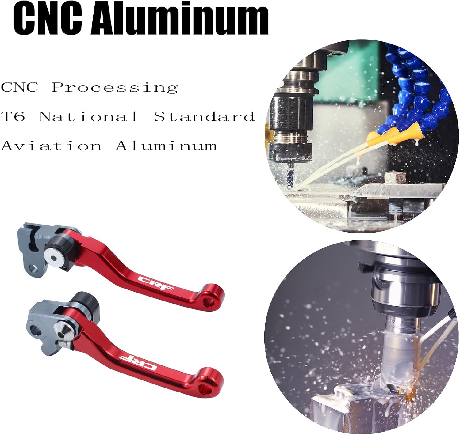 Motorcycle CNC Aluminum Billet Foldable Brake Clutch Lever Handle Levers for CRF150F CRF230F 03-20 CRF250F 19-22 CRF 230F 230 F 150F 150 250 250F Dirt Pit Bike Motorbike