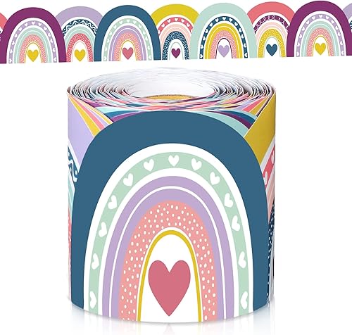 Vista 149 de Panelee Borde inspirador de confeti de 68.9 pies, borde de tablón de anuncios, mariposas, flores, abeja, espacio, inspirador, linda decoración