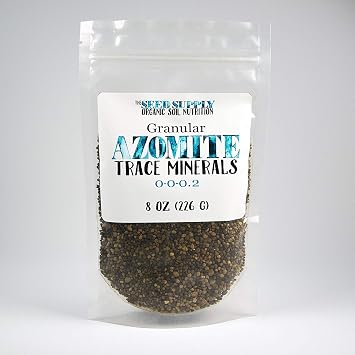 8 Ounces Granular AZOMITE - Natural Trace Mineral Granulated Fertilizer