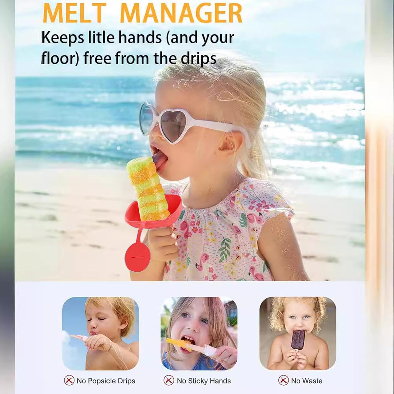 Silicone Ice Pop Holder Silicone Stick Sleeve
