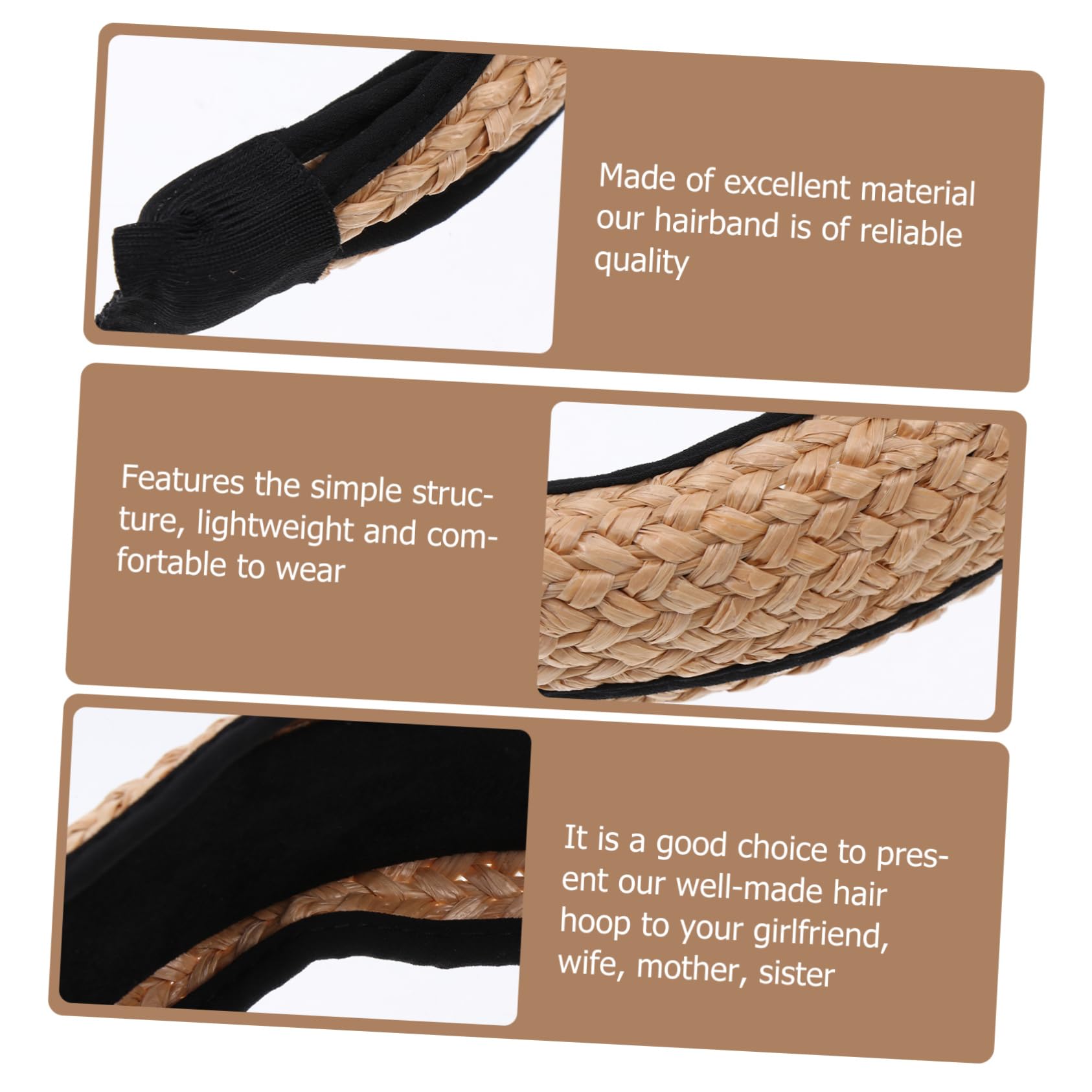 NOLITOY 5piezas Diadema De Tejida Accesorio De Cabello Para Mujeres Diadema Ancha y Para y Celebraciones y Vacaciones