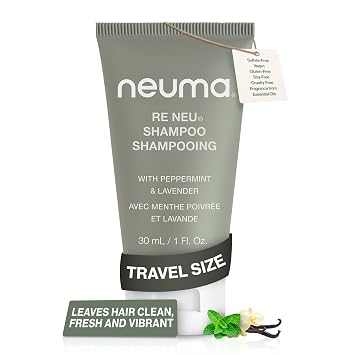 NEUMA Re Neu Sulfate-Free Shampoo For Build Up Removal & Scalp Care | Clarifying Shampoo With Peppermint & Lavender | Vegan & Color-Safe Formula For All Hair Types