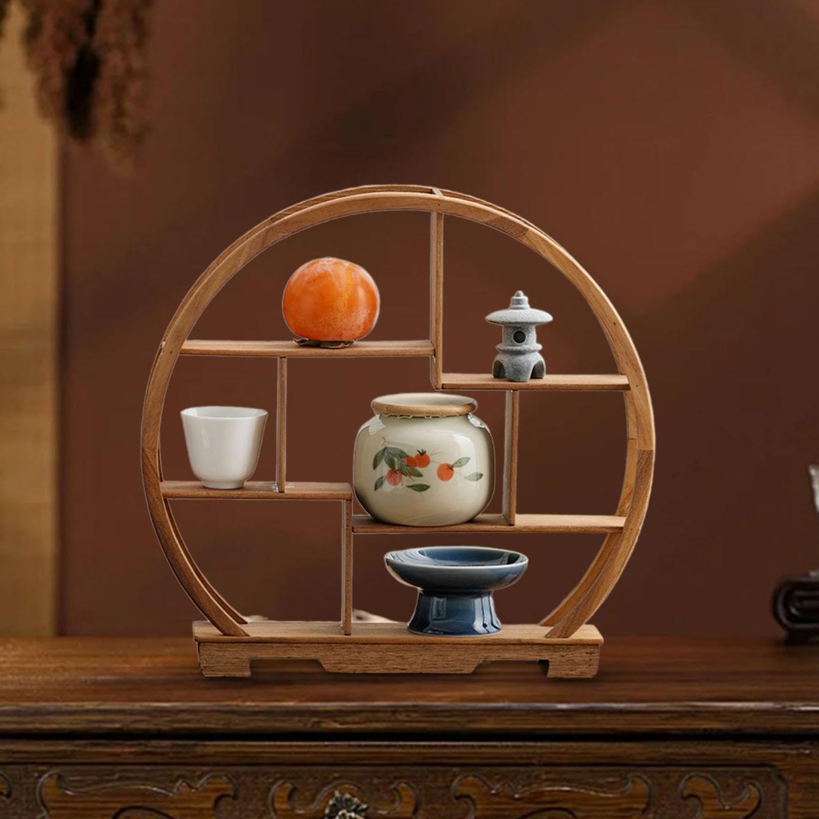 Amazon｜Milageto 木製中華ディスプレイスタンド、レストラン