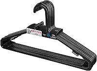Sanremo - Cabide Plástico Adulto para Roupas Leves, Embalagem com 10 Unidades, Linha Easy