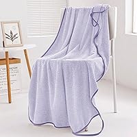 Vista 8 de Toalla de baño sexy con correas para mujeres y niñas, absorbente de forro polar, toalla larga para la ducha, vestido de noche