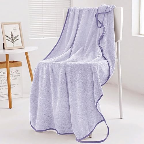 Miniatura 8 de Toalla de baño sexy con correas para mujeres y niñas, absorbente de forro polar, toalla larga para la ducha, vestido de noche