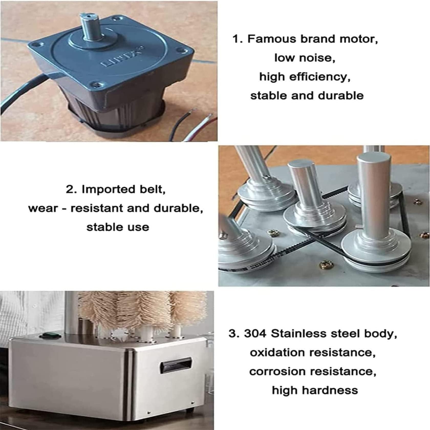 Lavadora de vidrio eléctrica comercial automática con secado a alta temperatura, pulidora portátil de copas de vino para bar, restaurante, hotel, secado rápido y sin rayas