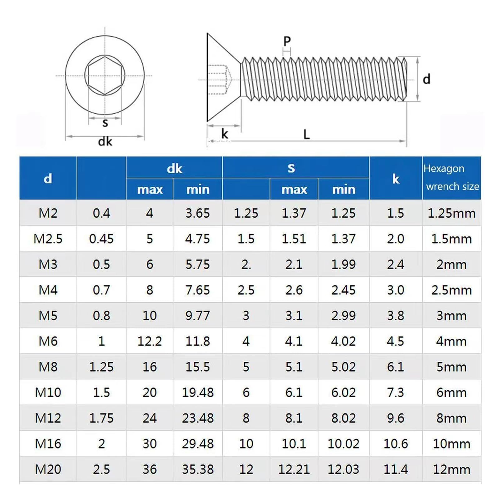 M4 M5 304 acciaio inossidabile DIN7991 esagono esagono incassato bullone a testa svasata piatta vite antiruggine anticorrosione (Size : M4x100mm(4PCS))