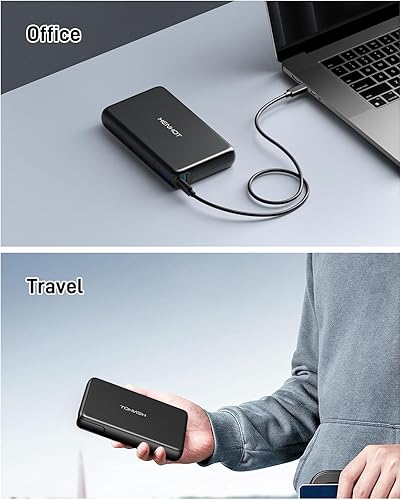 Miniatura 9 de Banco de energía de 100 W, cargador portátil de 30000 mAh para laptop, USB-C PD, carga rápida, paquete de batería externa para Dell, MacBook, HP,