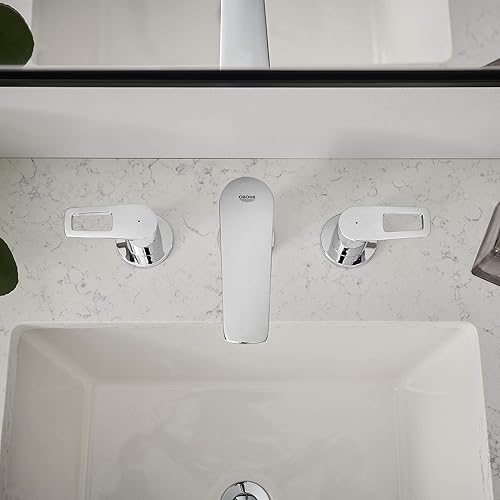 Miniatura 6 de GROHE 20225001 Bauloop, grifo de baño de tamaño M de 2 manijas de 8 pulgadas, 1.2 GPM, cromado