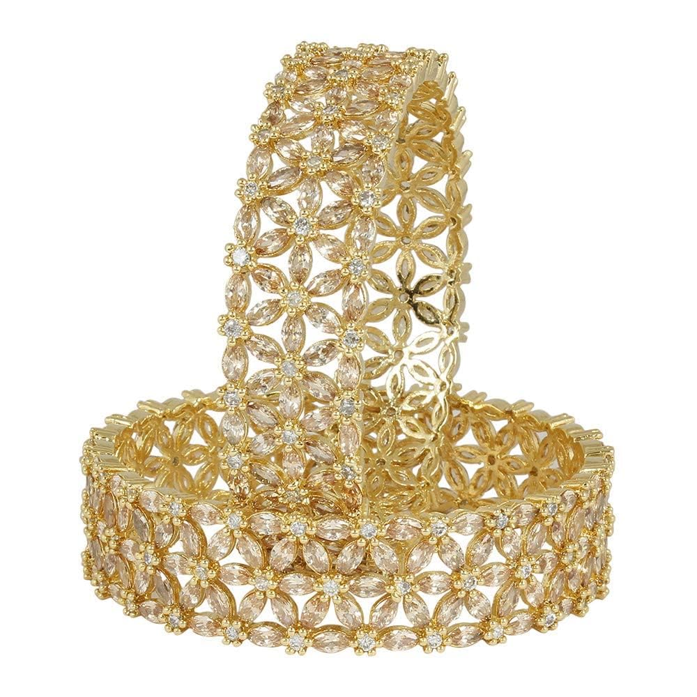 See full amazon price history chart for T4 Jewels 18k Beautiful CZ Stones Studded Gold Plated Traditional Gold Heavy Kada AD Bangles Set For Women & Girls_2.2 T4 Jewels 18k Beautiful CZ Stones Studded Gold Plated Traditional Gold Heavy Kada AD Bangles Set For Women & Girls_2.2 (B0CNHG27B1) Amazon Price History, Amazon Price Tracker