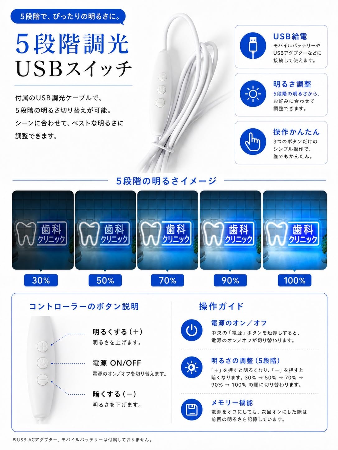 Insegne Luminose Insegna Al Neon Per Denti Per Clinica Odontoiatrica Luce A LED Dimmerabile Alimentata Tramite USB Per Studio Dentistico Decorazione 45cmx26cm
