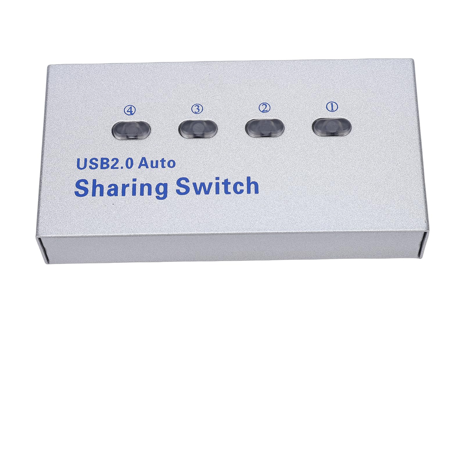 Annadue USB 2.0-Drucker-Sharing-Switch, 4 Computer Teilen Sich 1 Drucker-Switcher, Automatische Plug-and-Play-Umschaltung, Hochgeschwindigkeits-Datenübertragung für das