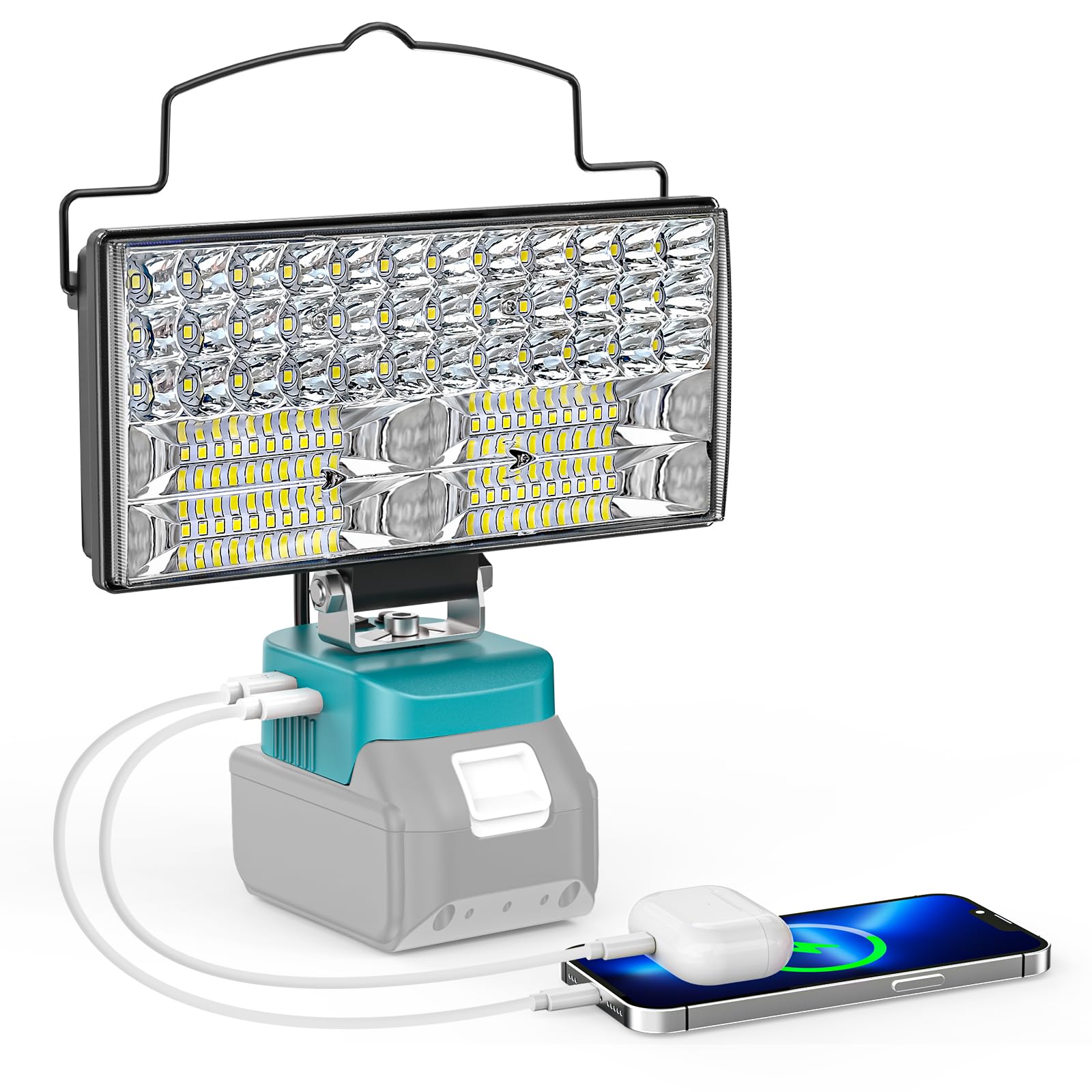 LED Werklamp 48W voor Makita 18V - LIVOWALNY 4800LM