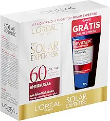 KIT SOLAR EXPERTISE FACIAL ANTIRRUGAS + GEL DE LIMPEZA RETINOL