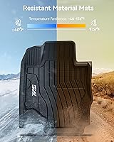 Vista 118 de 3W Alfombrillas de suelo aptas para Benz E-Class 2017-2023 TPE para todo tipo de clima, ajuste personalizado para E300, E320, E400, E350, E63, E550