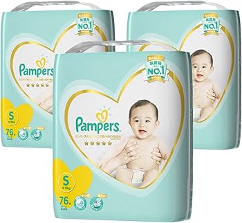 Amazon | 【テープ Sサイズ】パンパース オムツ はじめての肌への