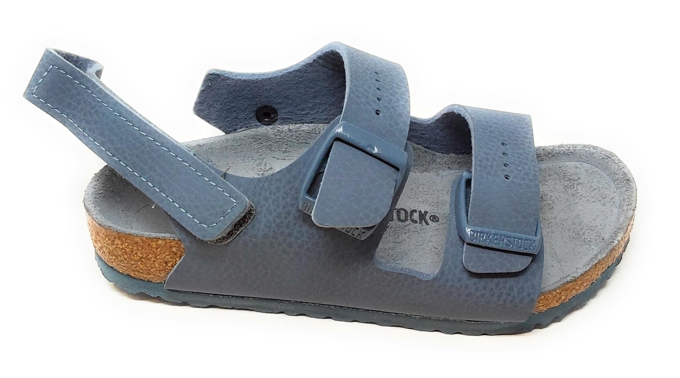 Birkenstock Milano 1031647 grigio (desert soil triple basalt gray),sandalo in Sughero (Grigio (desert soil triples basalt gray), Sistema Taglie Calzature EU, Adolescente, Numero, Stretta, 38)