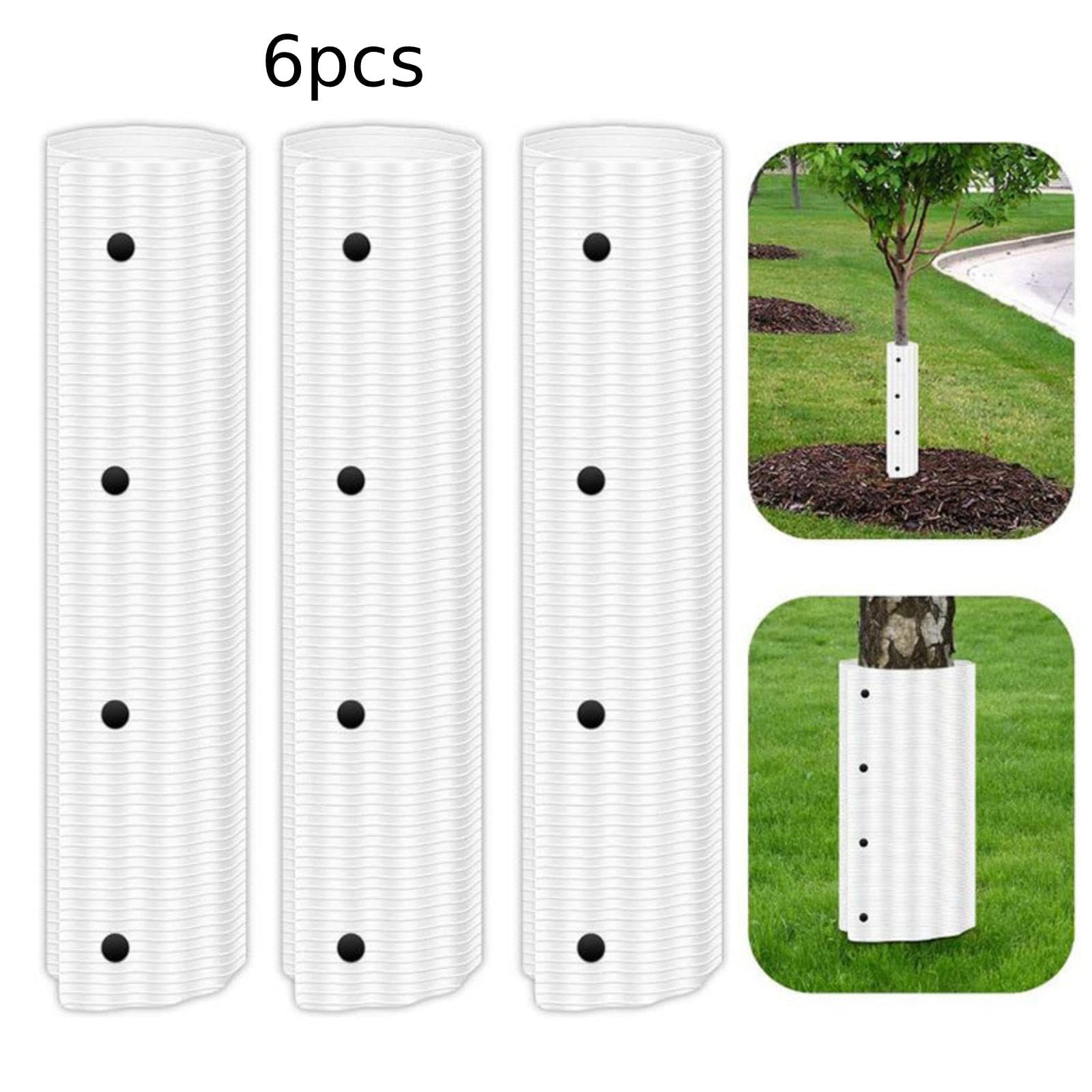 Lot de 3 pour Tronc d'arbre, Robustes et Résistantes Aux Intempéries, Idéales pour Protéger Sauvage des Arbres de Jardin, 6 Pièces