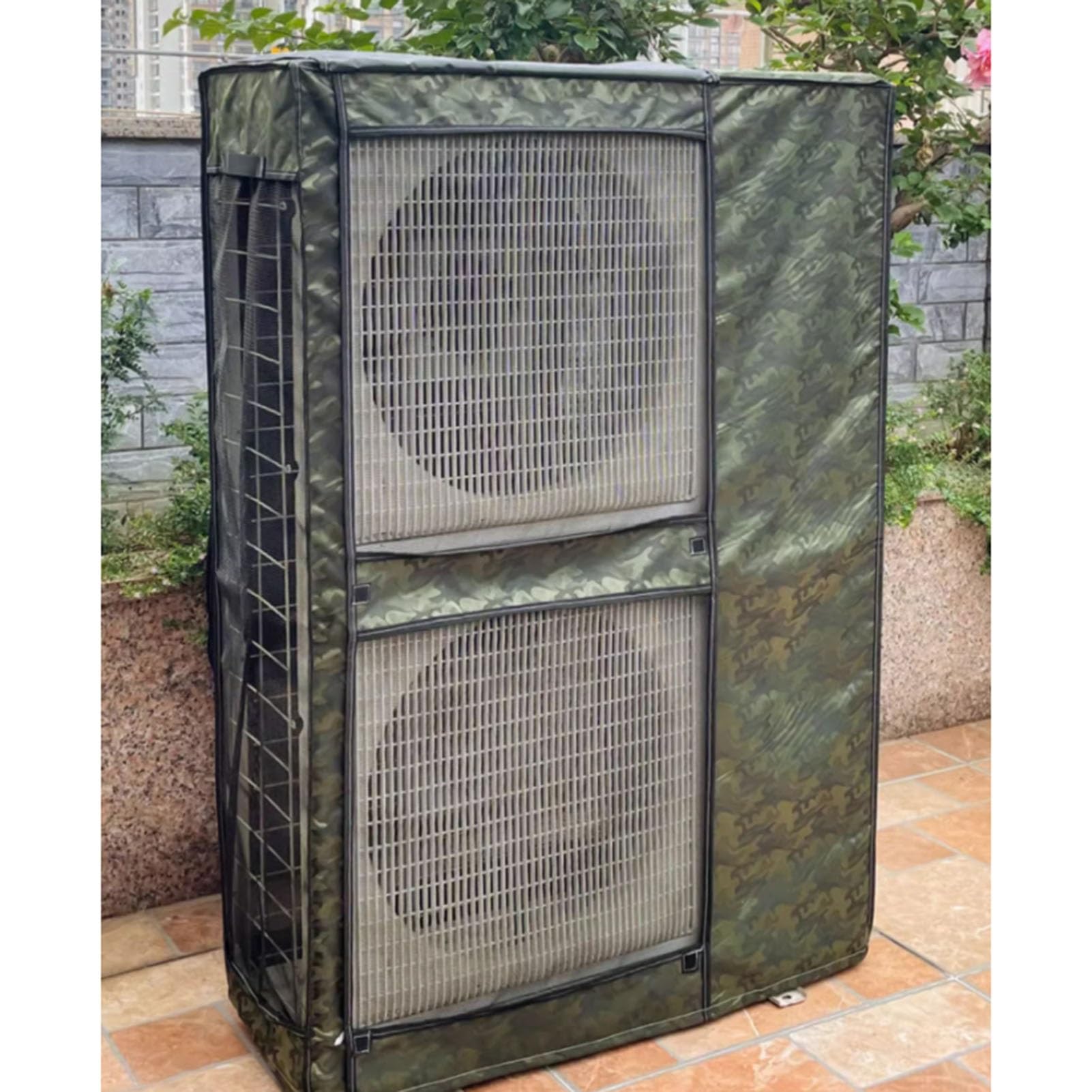 Air Conditioner And Heat Pump Cover - Heavy Duty AC Universal Cover For Outdoor 