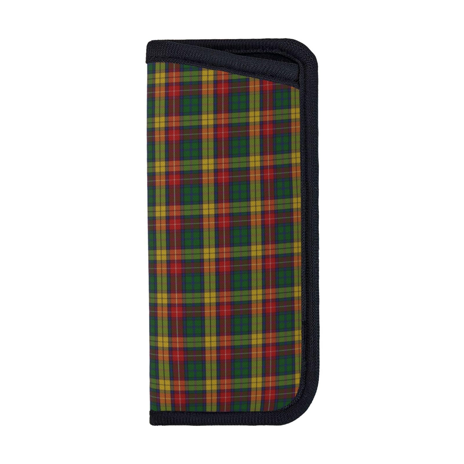 EgoMed Glasses Case,Anti-Scratch Spectacles Sleeve Portable Eyewear Case Sunglasses Case, Scottish Clan Buchanan Tartan