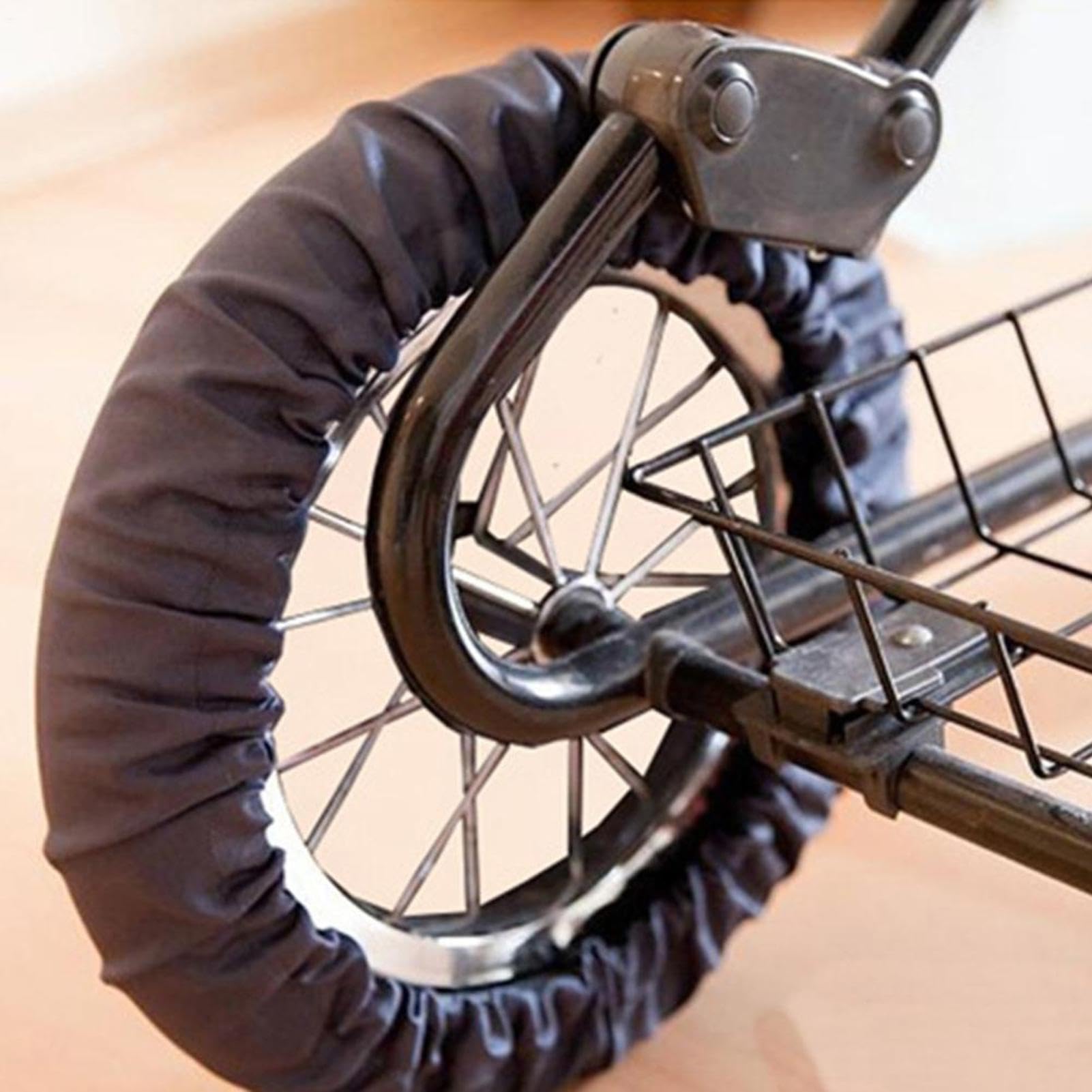 Generico Copriruota per Passeggino | Protezione Antipolvere per Ruote per Passeggino | di Ricambio per per Ruote da 12-16 cm, 18-25 cm