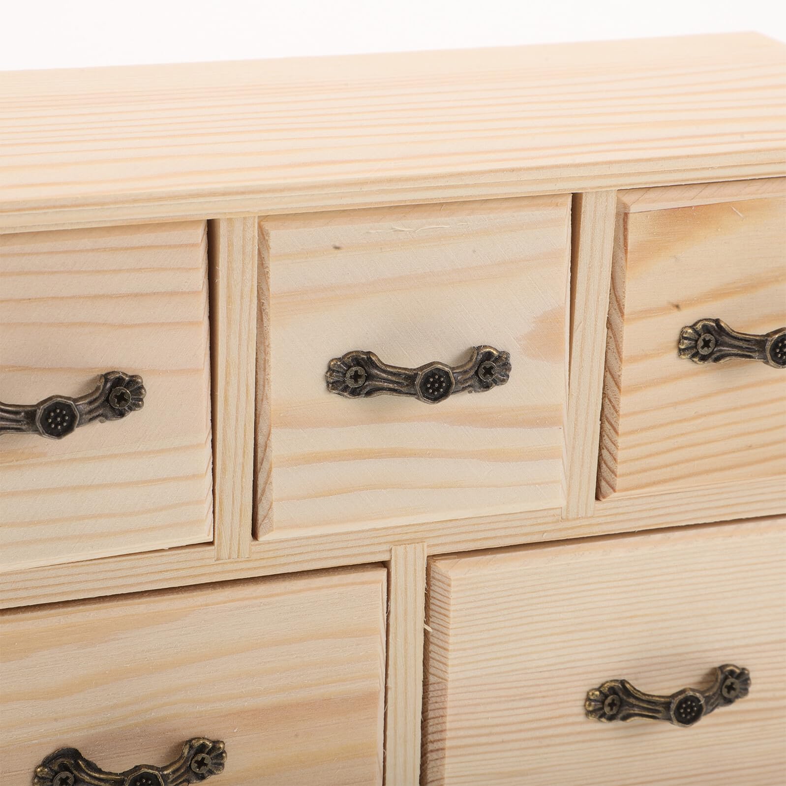DOITOOL Organizador de Escritorio de Madera con Caja Mini para Almacenamiento de Oficina Organizador de Escritorio para Papelería y Maquillaje Compacto y Duradero