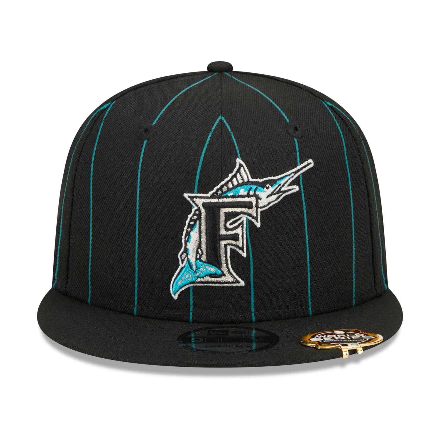 New Era 9Fifty Snapback Cap - Pinstripe Florida Marlins