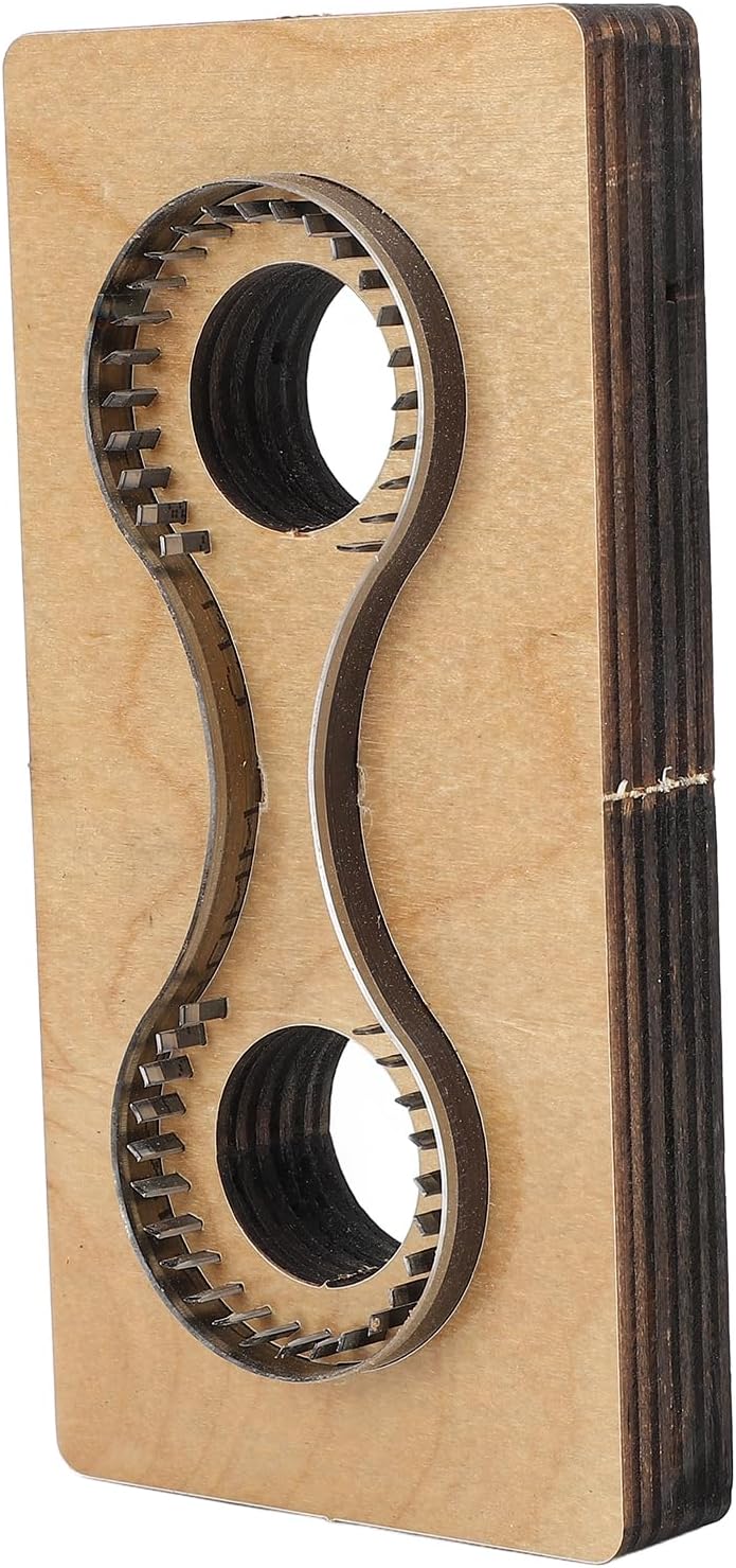 Akozon AKOZONプレミアムキーチェーンレザーカッティングダイ耐久性のあるスチールとdiyクラフト用の木材