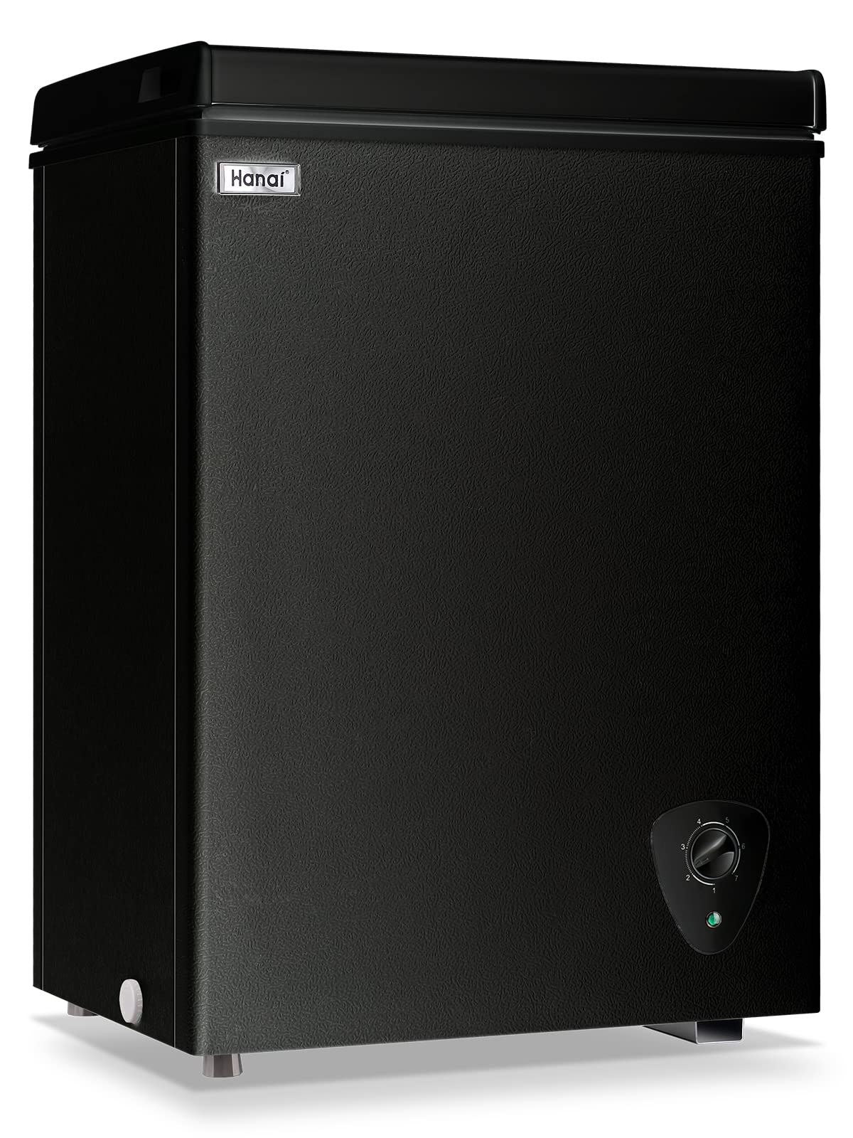 WANAI 153BLACK 3.5 cu ft Chest Freezer Black