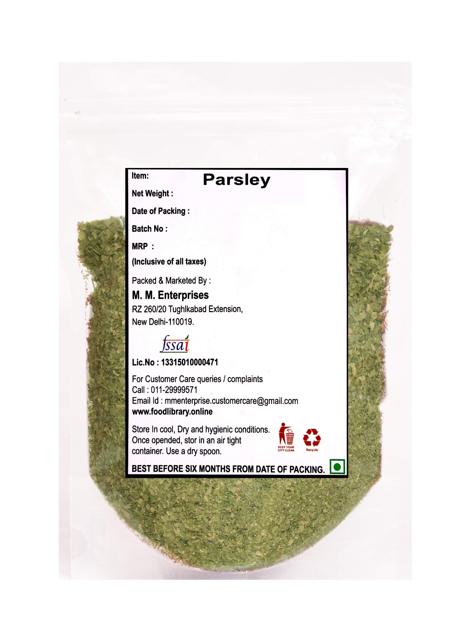 Food Library Dried Parsley Herb (200 g) - Image 3 thumbnail
