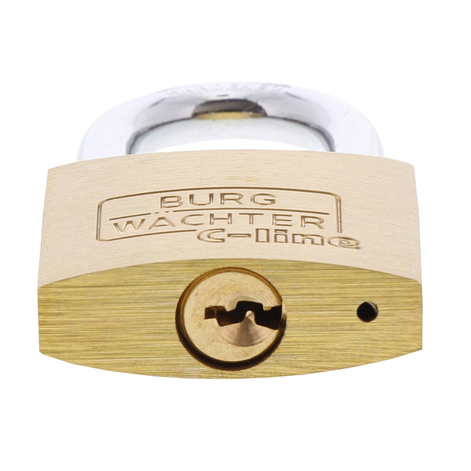 BURG-WÄCHTER, Cadenas à Cylindre, Lot de 4 Cadenas, Quadro 222 40 SB, Laiton Massif