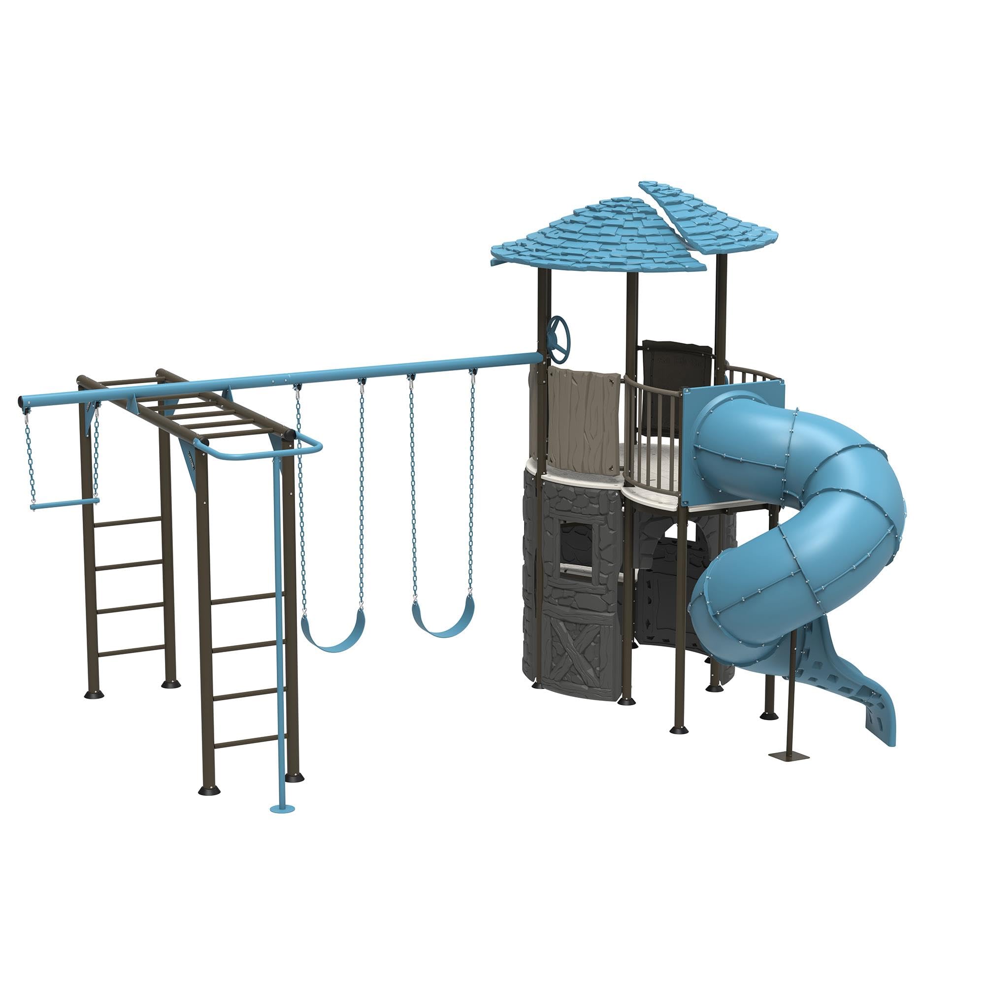 Amazon.com: Lifetime Adventure Castle Playset with Monkey Bars
