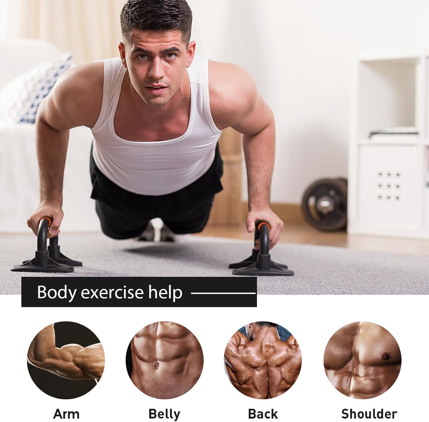 Push up Stand Strength Training Pushup Stands Strengthener Equipment Accessories Push-up Plank Bars Push