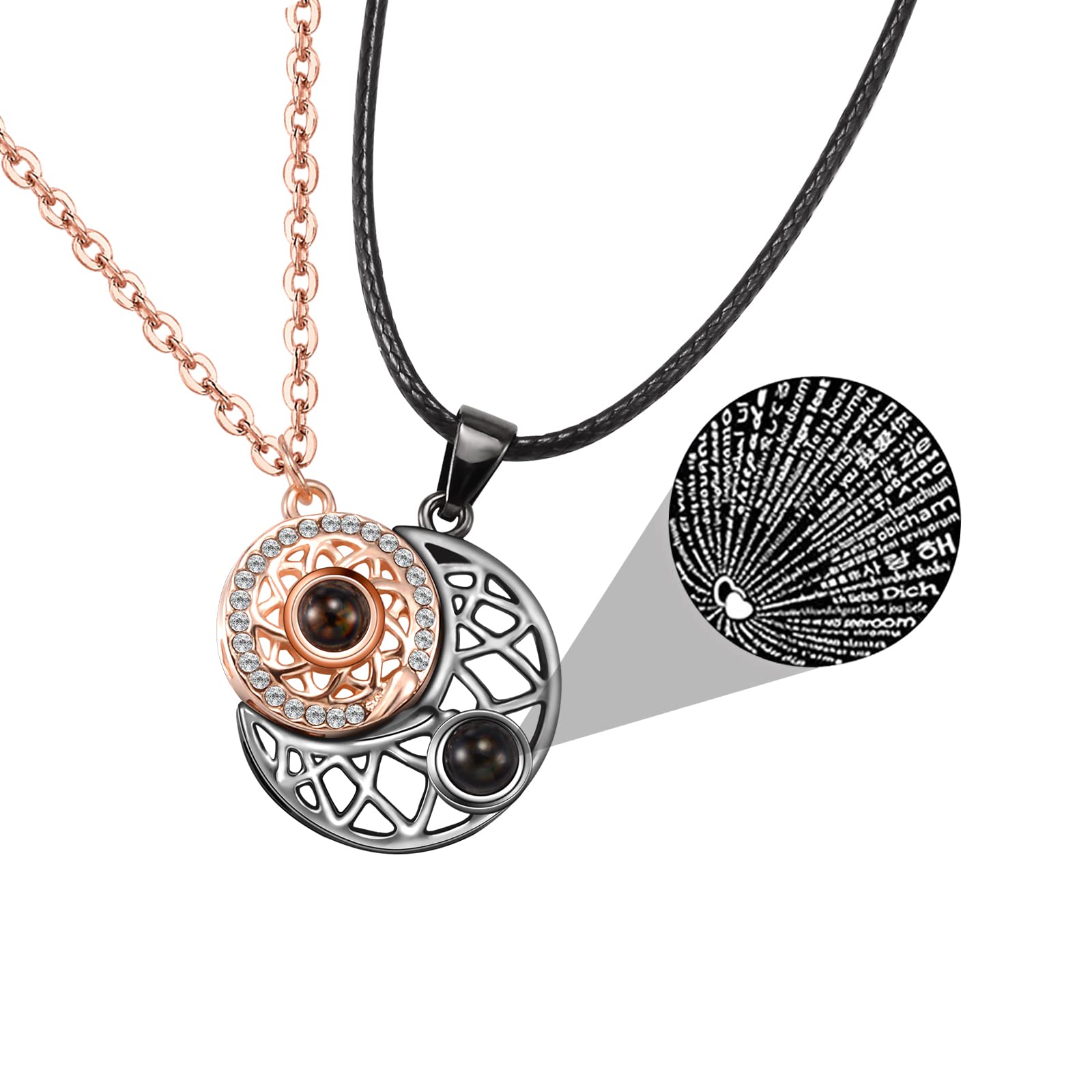 See full amazon price history chart for Vgwon Matching Necklace For Couples,Sun Moon Magnetic Couple Necklace , 100 Languages I Love You Best Friend Friendship Necklaces 2 Pcs, 16"+2", Stainless Steel, No Gemstone For Women Vgwon Matching Necklace For Couples,Sun Moon Magnetic Couple Necklace , 100 Languages I Love You Best Friend Friendship Necklaces 2 Pcs, 16"+2", Stainless Steel, No Gemstone For Women (B09PHGSLVP) Amazon Price History, Amazon Price Tracker
