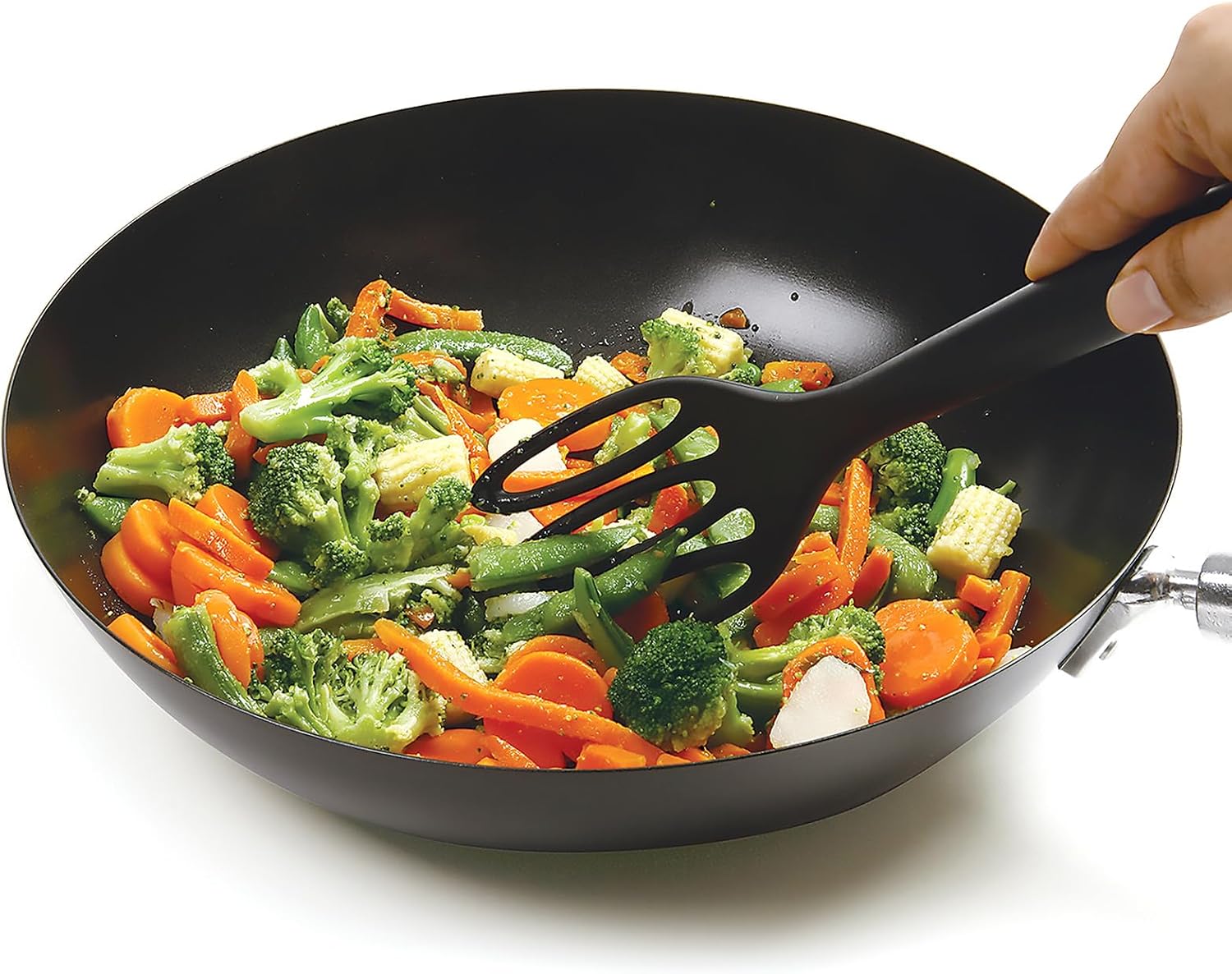 Norpro Jumbo Fiskie - Fork & Whisk,Black - Image 5