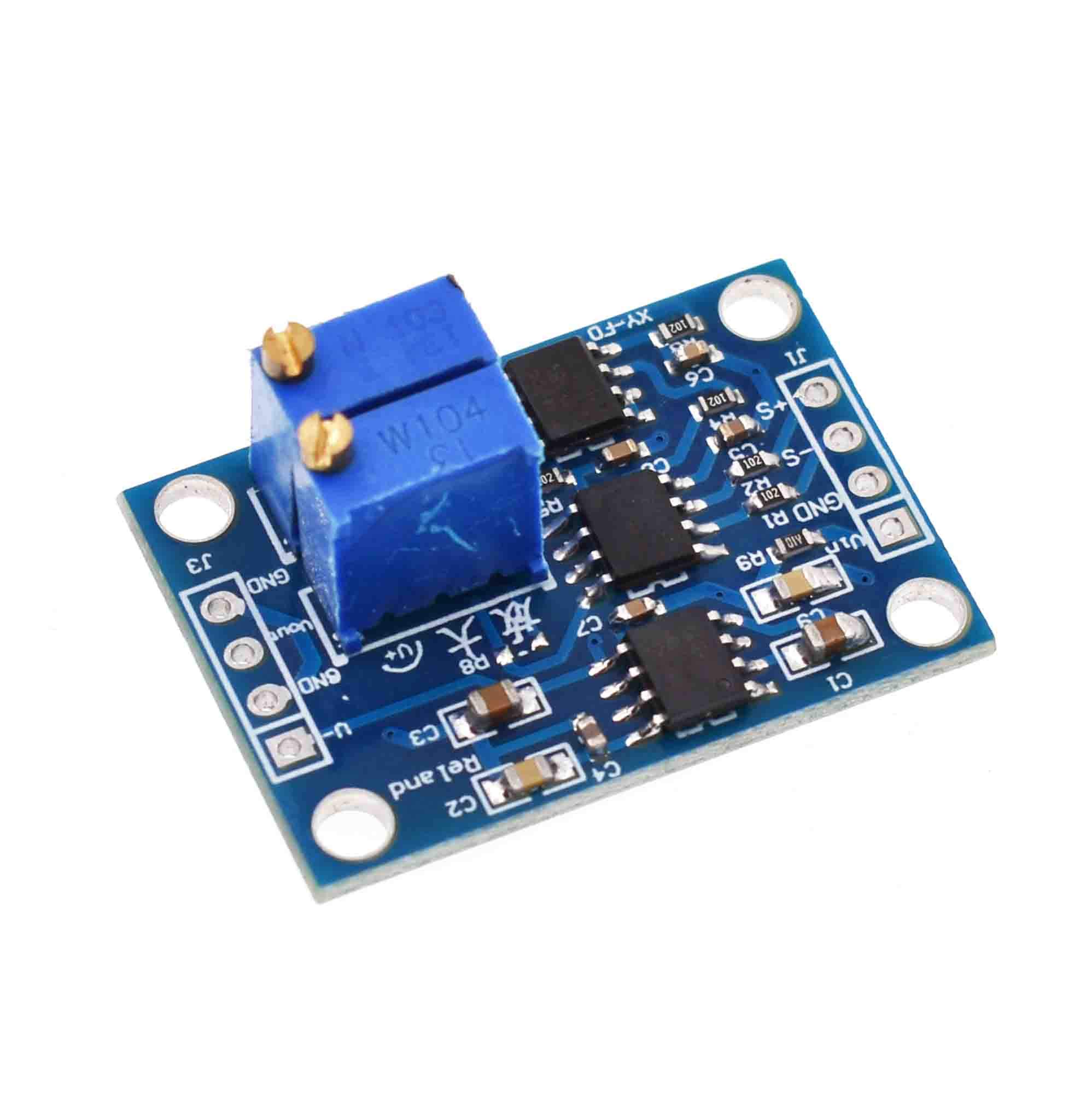 1Pcs AD620 Microvolt Millivolt Signal Amplifier Module 1.5-1000 Gain Adjustable