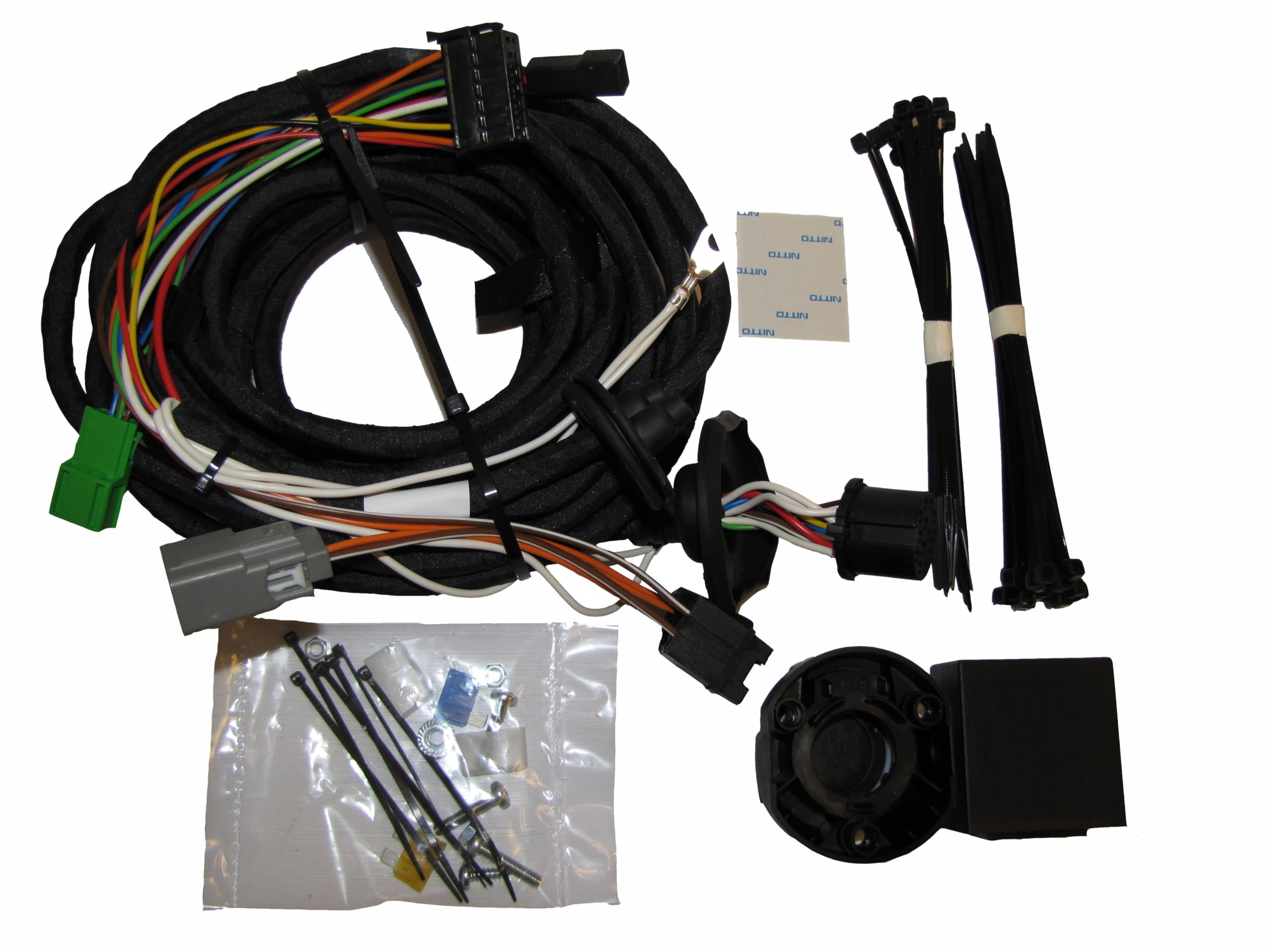 GDW SET0580 Kit eléctrico para enganche de remolque Compatible con RENAULT Master 3 Autobús JV Master 3 Furgón FV, OPEL Movano B Furgón X62 Movano B Bus X62, NISSAN NV400 Bus X62, X62B