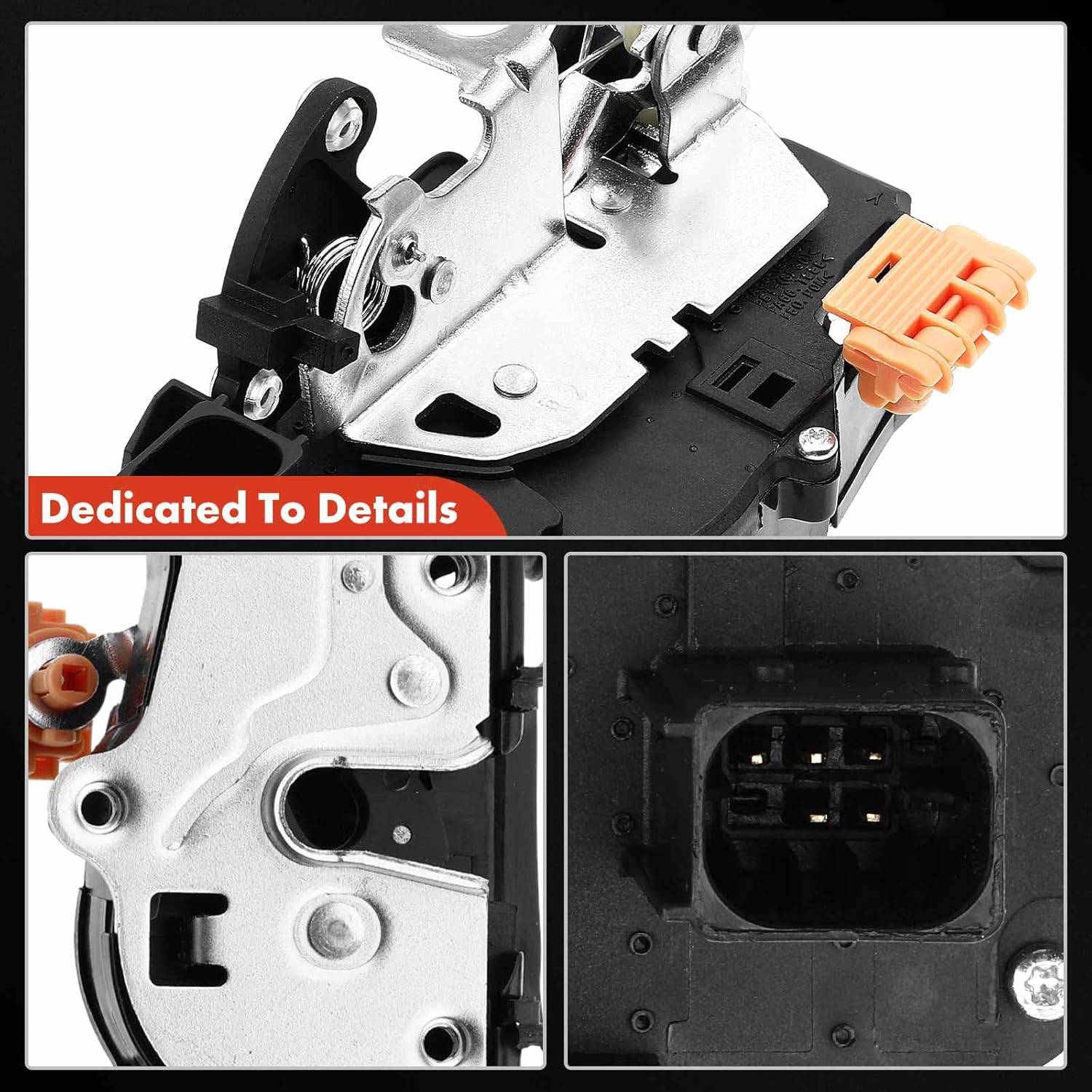 A-Premium Rear Right Passenger Side Door Lock Actuator Compatible with Chevrolet Chevy Impala 2006-2011 Sedan