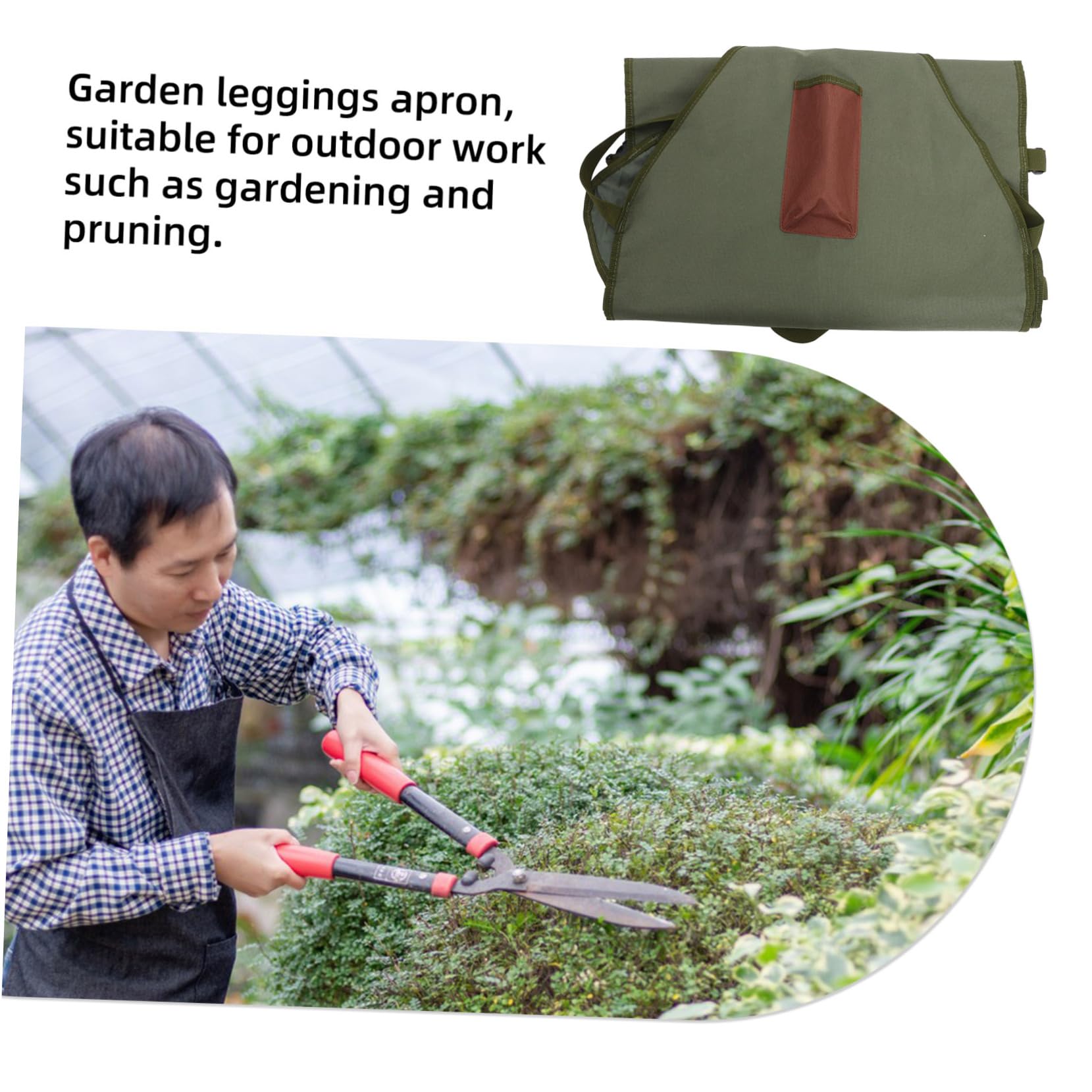 TOYANDONA Grembiule da Giardinaggio Oxford con Protezione per e Donne per Potatura e Accessorio Versatile per All