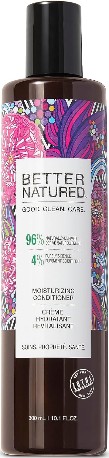 Better Natured Moisturizing Shampoo and Conditioner | Restore Moisture, Softness & Shine | Dry, Medium, Fine Hair | Vegan | Paraben Free